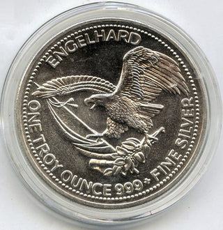 1985 American Prospector 999 Silver 1 oz Art Medal Round Engelhard - H407