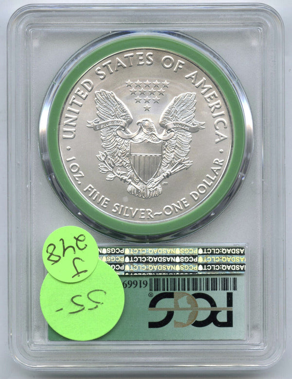 2017 American Eagle Silver Dollar PCGS MS69 Green Label US Mint Sealed Box J248