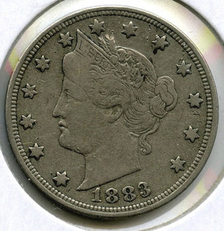 1883 Liberty V Nickel - No Cents - J482