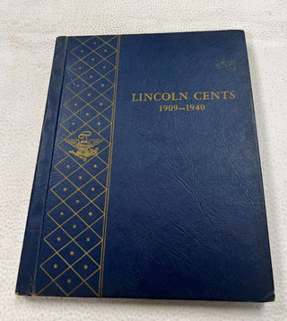 Lincoln Cents  1909-1940 Set Whitman Coin Folder 9405 Album - KR942