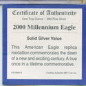 2000 Millennium American Eagle 1 oz Silver Dollar ounce Bullion Coin - SS424