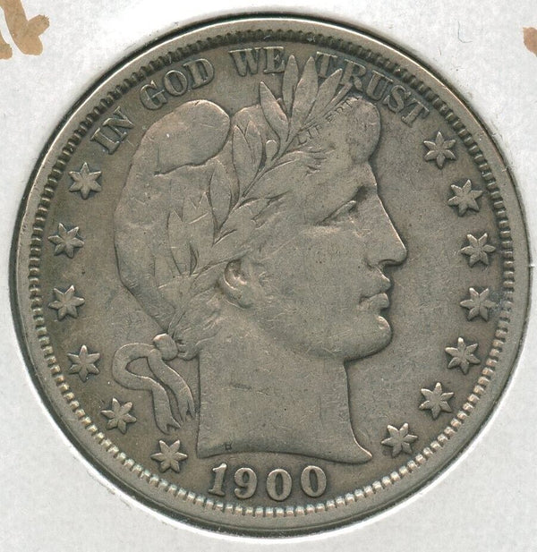 1900-P Silver Barber Half Dollar 50c Philadelphia Mint -SR352