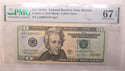 2004-A $20 Federal Reserve Star Note PMG 67 EPQ Superb Gem Unc Boston - K78