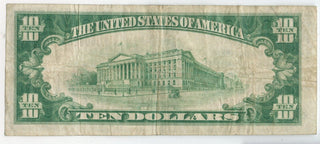 1929 $10 National Minneapolis 710 Bank Note Currency - SS103