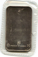 1986 Happy Birthday Singing Bird 999 Silver 1 oz Medal Ingot Bar National - K115