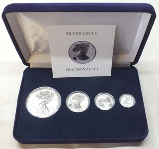 2023 Fiji Silver Eagle Fractional 4-Coin Set 999 Silver Reverse Proof - H546