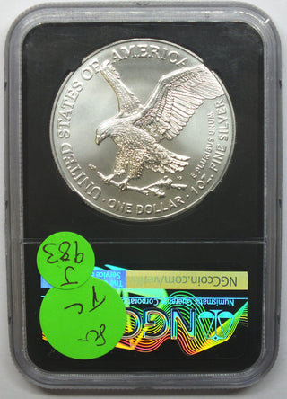 2021(S) Silver Eagle T-2 Emergency Production NGC MS70 First Day Gaudioso - J983