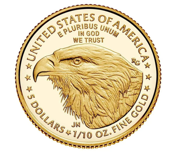 2021 Gold American Eagle One-Tenth 1/10 Ounce Oz Proof Coin US Mint - JL493