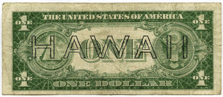 1935-A $1 Silver Certificate - Hawaii Currency Dollar Note - H488