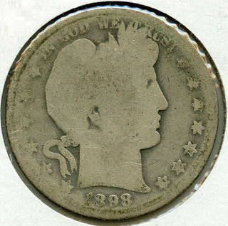1898-O Barber Half Dollar Silver - New Orleans Mint - RX727