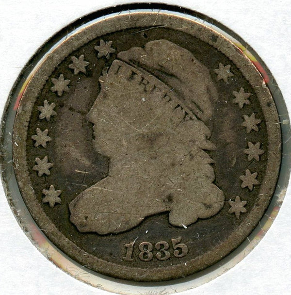 1835 Capped Bust Silver Dime - BT308