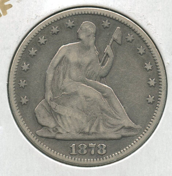 1878-P Silver Seated Liberty Half Dollar 50c Philadelphia Mint - SS747