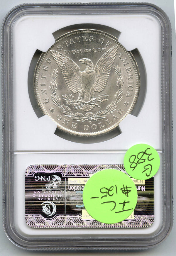 1885-O Morgan Silver Dollar NGC MS 64 Certified $1 New Orleans Mint - G388