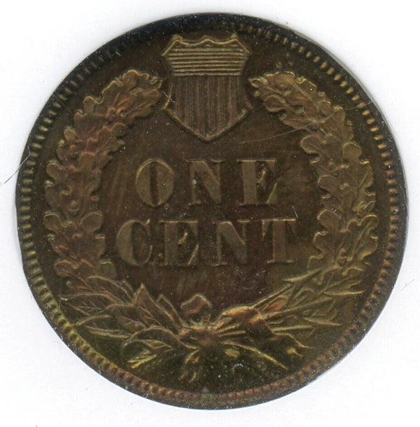 1897 Indian Head Cent Penny NGC PF66 RB Certified - Toning Toned - C289