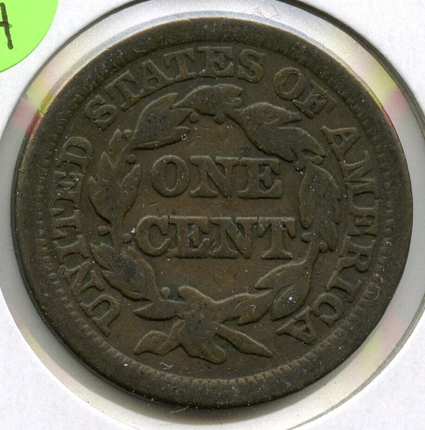 1848 Braided Hair Large Cent Penny - H673