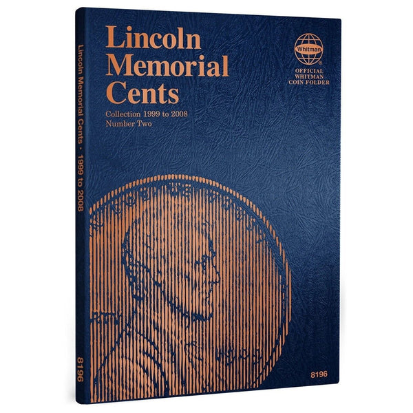 Coin Folder - Lincoln Memorial Cents 1999 - 2008 Set Pennies Whitman 8196 Album