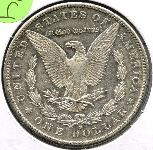 1890-S Morgan Silver Dollar - San Francisco Mint - J881