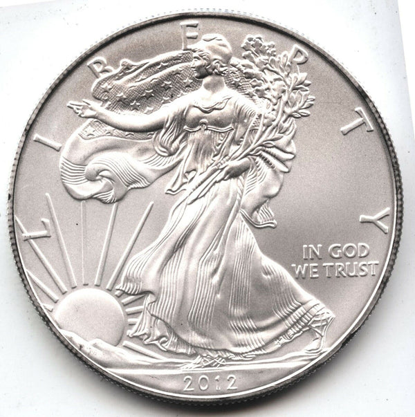 2012 American Eagle 1 oz Fine Silver Dollar - US Mint Bullion One Ounce - MB715