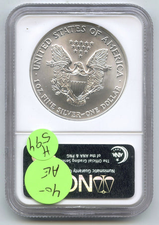 2006 American Eagle 1 oz Silver Dollar NGC Gem Uncirculated Bullion Coin - H594