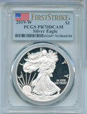 2019-W Proof Silver Eagle 1 oz PCGS PF70 DCAM West Point Mint First Strike SR804