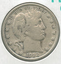 1912-P Silver Barber Half Dollar 50c Philadelphia Mint  - SS804