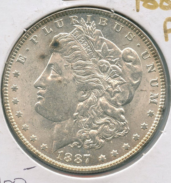 1887-P Morgan Silver Dollar $1 Philadelphia Mint - SS841