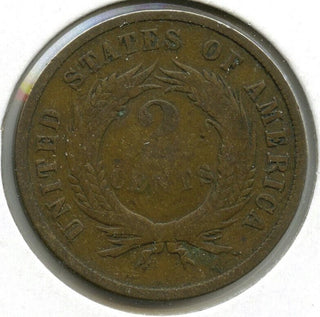 1866 2-Cent Coin - Two Cents - J46