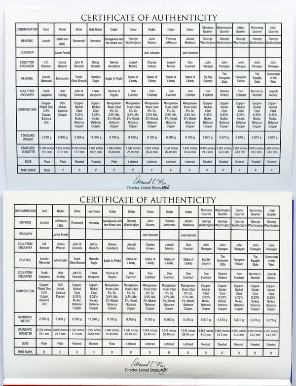 2007 P & D US Uncirculated Mint Set 28 Coin United States Philadelphia & Denver