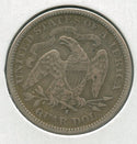 1876-S Silver Seated Liberty Quarter 25C San Francisco Mint - SS677