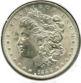 1888 Morgan Silver Dollar - Uncirculated - Philadelphia Mint - J872