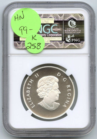 2014 Canada Northern Lights $10 Silver Coin NGC PF70 Matte Colorized Early K258