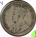 1919 Canada Silver Coin 50 Cents - King George V - K205