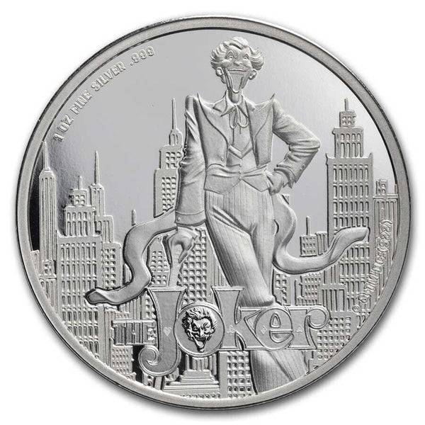 2024 The Joker Batman 1 Oz 999 Silver $5 Samoa Coin BU Uncirculated - JP863