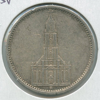 1935-A Germany Coin 5 Mark - Deutsches Reich 1st Anniversary - SR100
