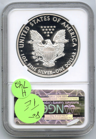 2014-W Proof Silver Eagle 1 oz NGC & QA PF69 Ultra Cameo - First Releases - H742