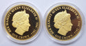 2014 Pope John Paul II Cook Islands 24k Gold-plated Coin Collection Set - J740