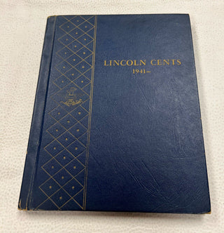Lincoln Cents 1941 -  Set Whitman Coin Folder 9406 Album - KR943