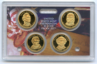 2008 United States Presidential Dollar Proof Set 4 Coins US Mint San Francisco