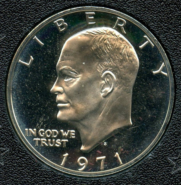 1971-S Eisenhower Ike Proof Dollar $1 San Francisco Mint - AG36