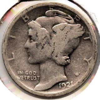 1921-D Mercury Silver Dime - Denver Mint - MC168