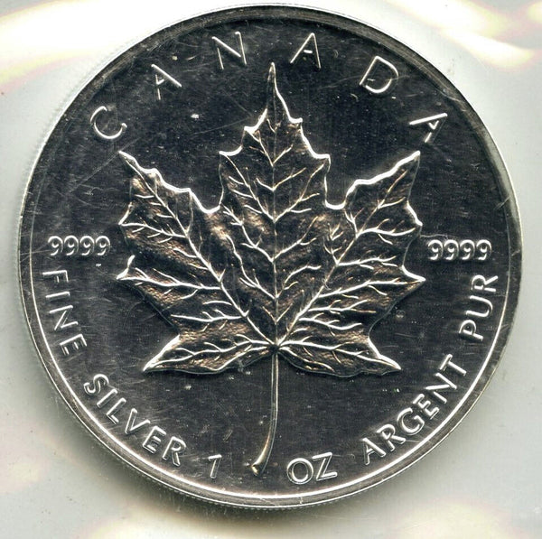 1991 Canada Maple Leaf 9999 Silver 1 oz $5 Coin - Sealed Bullion - J72