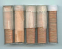 1963 Canada One Cent Penny 50c Rolls Uncirculated 250 Coins - SR690