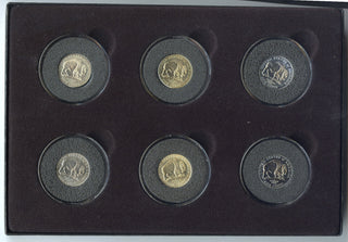 2005 Westward Nickels P + D Coin Set Gold-Layered Platinum-Layered - J277