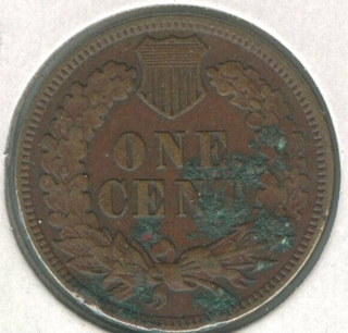 1893 Indian Head Cent Penny - Philadelphia Mint - ER186