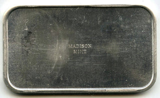 The Nassau 1836 Blimp 999 Silver 1 oz Medal Bar Ingot Bullion Madison Mint H522