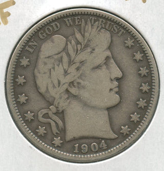 1904-O Silver Barber Half Dollar 50c New Orleans Mint -SS754