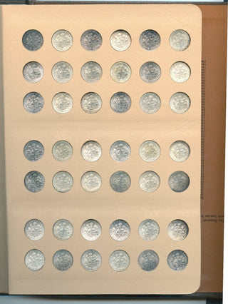 Complete Roosevelt Silver Dime 1946 to 1988 Dansco Album 9414 Set 115 Coin SS490