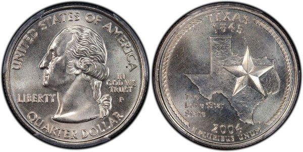 2004-P Texas State Quarter 25C Uncirculated Coin - Philadelphia Mint STP28