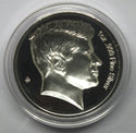 1964 Kennedy Half Dollar Motif 999 Silver 1 oz Domed Medal Repousse HR Round K28