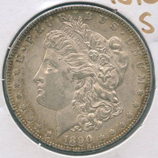 1890-S Morgan Silver Dollar $1 San Francisco Mint -SR28